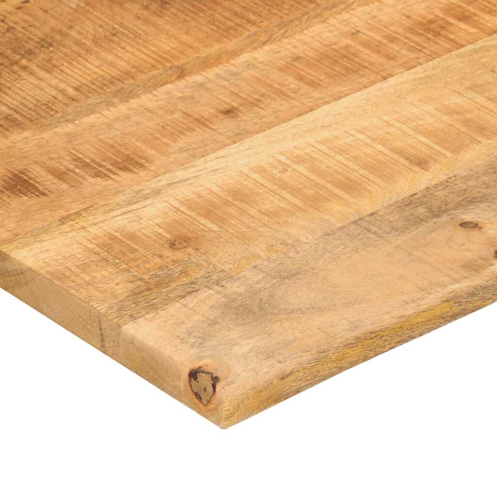 vidaXL Επιφάνεια Γραφείου Καμπύλη 110x50x2,5 εκ Μασίφ Ακατ. Μάνγκο