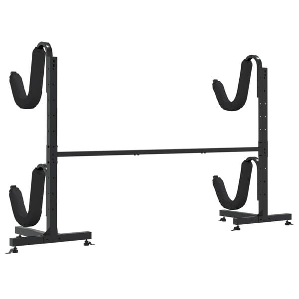 vidaXL Ράφι Αποθήκευσης Καγιάκ για 2 Καγιάκ 250x57x127,5 εκ. Ατσάλι