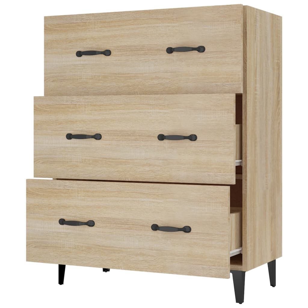 vidaXL Ντουλάπι Sonoma Δρυς 69,5 x 34 x 90 εκ. από Επεξεργασμένο Ξύλο