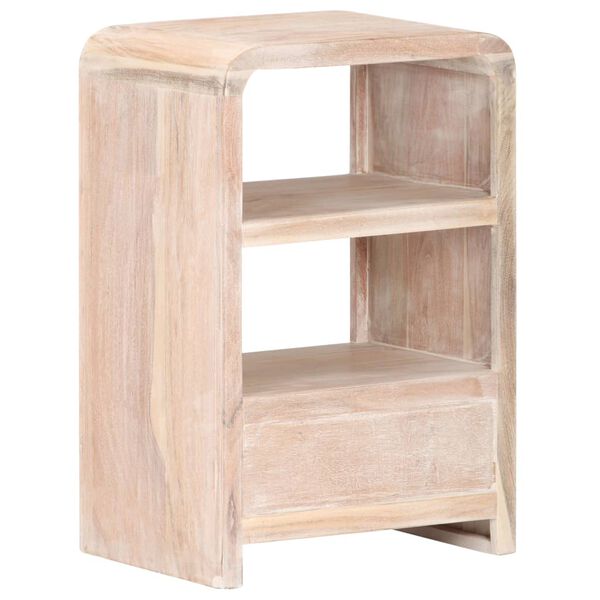 vidaXL Κομοδίνο 40 x 30 x 60 εκ. από Μασίφ Ξύλο Ακακίας