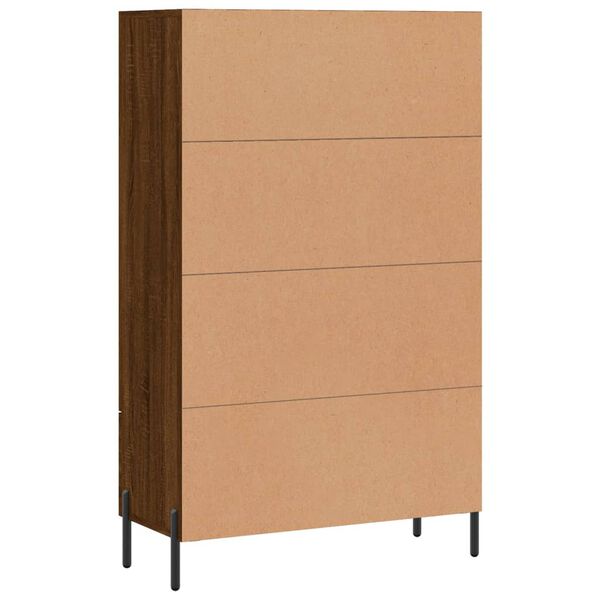 vidaXL Ντουλάπα Καφέ Δρυς 69,5 x 31 x 115 εκ. από Επεξεργασμένο Ξύλο