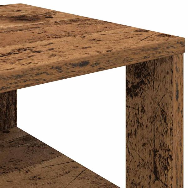 Ράφι παπουτσιών vidaXL Παλιό ξύλο 61x32x70 cm Κατασκευασμένο ξύλο