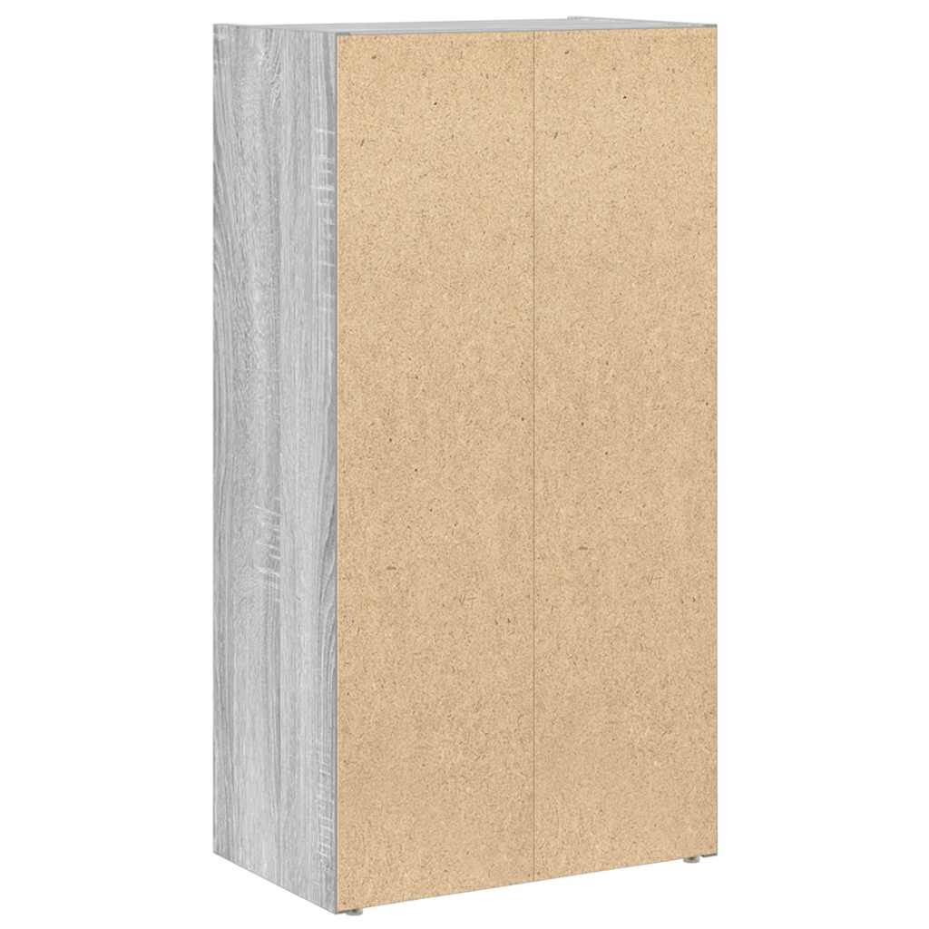 vidaXL Βιβλιοθήκη Γκρι Sonoma 40x24x77 εκ. από Επεξεργασμένο Ξύλο