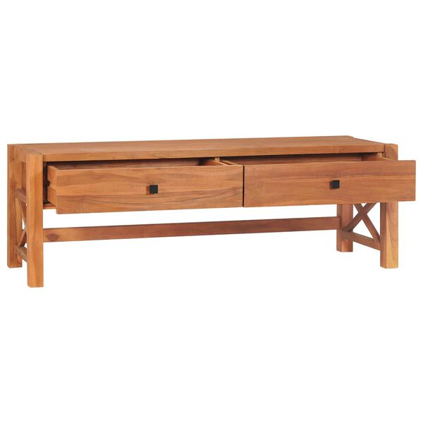 vidaXL Έπιπλο Τηλεόρασης 140 x 40 x 45 εκ. από Ξύλο Teak