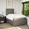 vidaXL &Kappa;&rho;&epsilon;&beta;ά&tau;&iota; Boxspring &mu;&epsilon; &Sigma;&tau;&rho;ώ&mu;&alpha; Taupe 120x200 &epsilon;&kappa;. &Upsilon;&phi;&alpha;&sigma;&mu;ά&tau;&iota;&nu;&omicron;