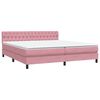 vidaXL &Kappa;&rho;&epsilon;&beta;ά&tau;&iota; Boxspring &mu;&epsilon; &Sigma;&tau;&rho;ώ&mu;&alpha; &Rho;&omicron;&zeta; 180x210 &epsilon;&kappa;. &Beta;&epsilon;&lambda;&omicron;ύ&delta;&iota;&nu;&omicron;