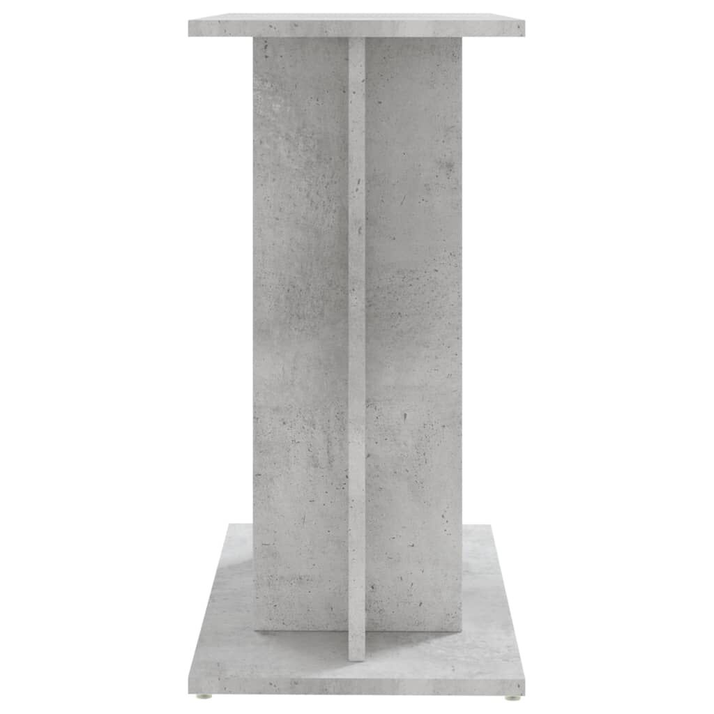 vidaXL Βάση Ενυδρείου Γκρι Σκυροδ. 60x30x60 εκ. από Επεξεργασμένο Ξύλο