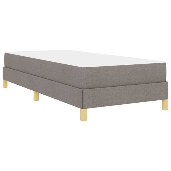 vidaXL Κρεβάτι με ελατήρια Ταμπά και Καφέ 80 x 200 cm