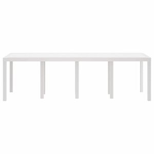 vidaXL &Tau;&rho;&alpha;&pi;έ&zeta;&iota; &Kappa;ή&pi;&omicron;&upsilon; &Lambda;&epsilon;&upsilon;&kappa;ό 250 x 100 x 73 &epsilon;&kappa; &sigma;&upsilon;&nu;&theta;&epsilon;&tau;&iota;&kappa;ό &rho;&alpha;&tau;ά&nu;
