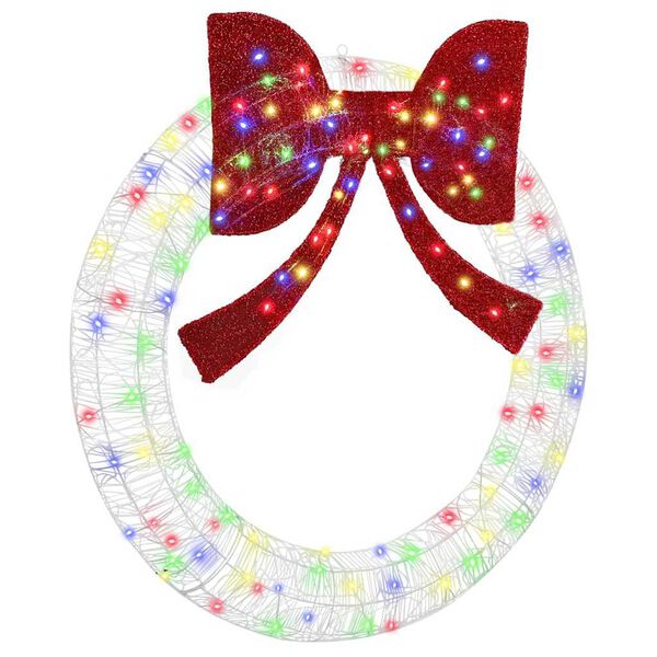 vidaXL &Sigma;&tau;&epsilon;&phi;ά&nu;&iota; &mu;&epsilon; 150 LED &Pi;&omicron;&lambda;ύ&chi;&rho;&omega;&mu;&omicron; 120 cm &Alpha;&kappa;&rho;&upsilon;&lambda;&iota;&kappa;ό