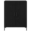 vidaXL Highboard Επιτοίχιο 2 pcs Μαύρη δρυς 69.5 x 34 x 180 εκ.