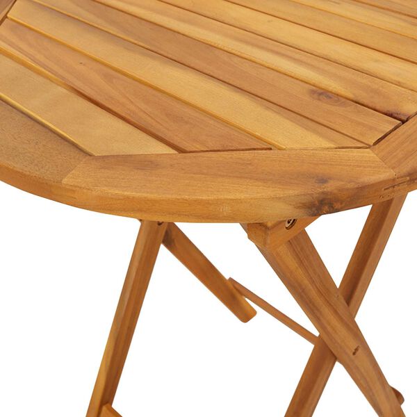 vidaXL Σετ Μπιστρό Κήπου 3 pcs Καφέ Μασίφ ξύλο ακακίας