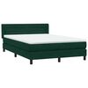 vidaXL Box Spring &kappa;&rho;&epsilon;&beta;ά&tau;&iota; &mu;&epsilon; &sigma;&tau;&rho;ώ&mu;&alpha; &sigma;&kappa;&omicron;ύ&rho;&omicron; &pi;&rho;ά&sigma;&iota;&nu;&omicron; 160x220cm &Beta;&epsilon;&lambda;&omicron;ύ&delta;&iota;&nu;&omicron;