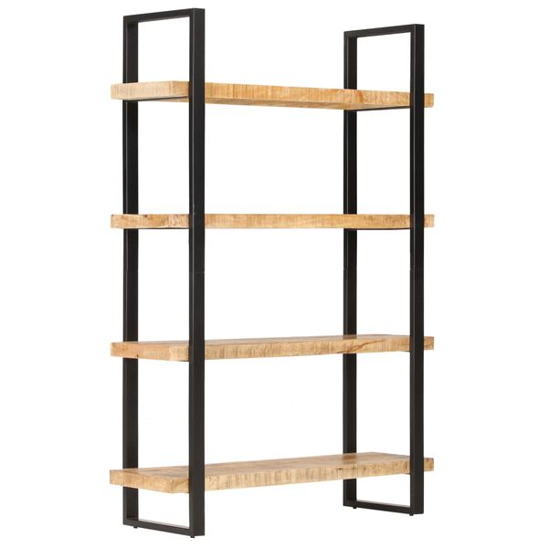 vidaXL Βιβλιοθήκη με 4 Επίπεδα 120x40x180 εκ. Ακατέργαστο Ξύλο Μάνγκο