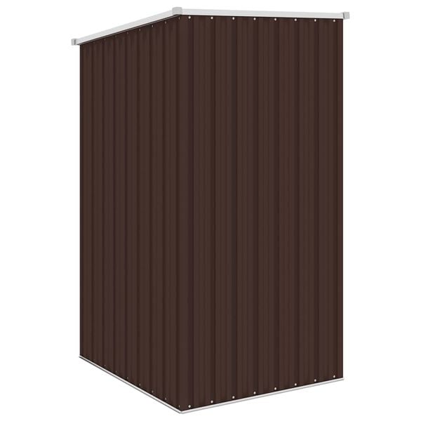 vidaXL Αποθήκη Κήπου Καφέ 87 x 98 x 159 εκ. από Γαλβανισμένο Ατσάλι