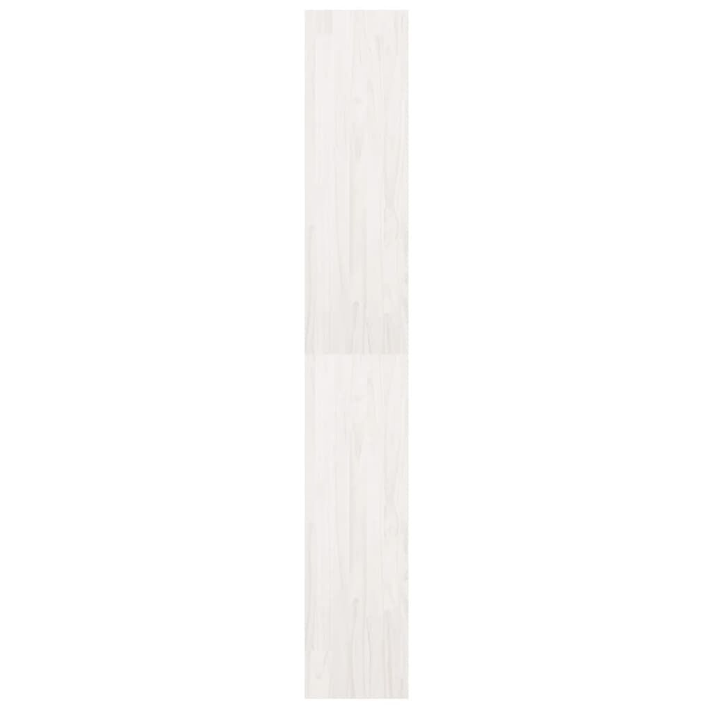 vidaXL Βιβλιοθήκη/Διαχωριστικό Χώρου Λευκό 40x30x199 εκ. Ξύλο Πεύκου
