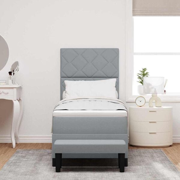 vidaXL &Kappa;&rho;&epsilon;&beta;ά&tau;&iota; &mu;&epsilon; &epsilon;&lambda;&alpha;&tau;ή&rho;&iota;&alpha; &mu;&epsilon; &kappa;&epsilon;&phi;&alpha;&lambda;ά&rho;&iota; &Alpha;&nu;&omicron;&iota;&chi;&tau;ό &gamma;&kappa;&rho;&iota; 80 x 200 cm ύ&phi;&alpha;&sigma;&mu;&alpha;