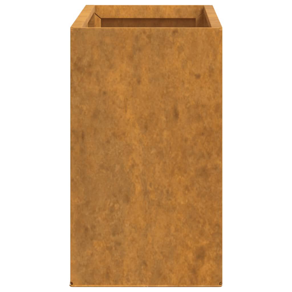vidaXL Γλάστρες Τοίχου 2τεμ Σκουρ. 53x10x17εκ. Ατσάλι Σκληρ. στον Αέρα