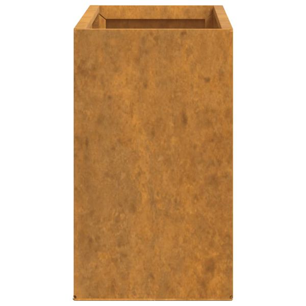 vidaXL Γλάστρες Τοίχου 2τεμ Σκουρ. 53x10x17εκ. Ατσάλι Σκληρ. στον Αέρα