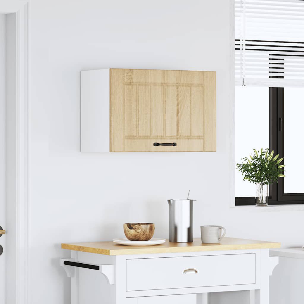 vidaXL ντουλάπι τοίχου κουζίνας "Lucca" Sonoma Oak Engineered Wood