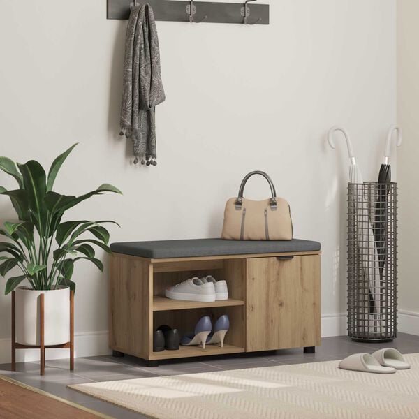 vidaXL &Pi;&alpha;&gamma;&kappa;ά&kappa;&iota; &Chi;&alpha;&lambda;&omega;&rho;ί&omicron;&upsilon; &mu;&epsilon; &mu;&alpha;&xi;&iota;&lambda;ά&rho;&iota; Artisan Oak 80 x 38 x 46 &epsilon;&kappa;