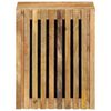 vidaXL Ντουλάπι Μπάνιου Επιτοίχιο 38x33x48 εκ. Μασίφ Ακατ. Ξύλο Μάνγκο