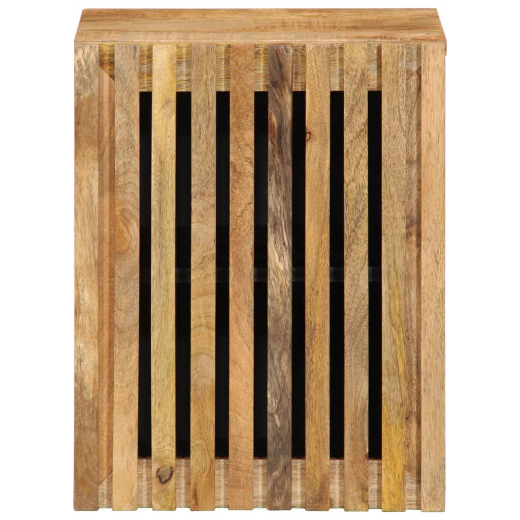 vidaXL Ντουλάπι Μπάνιου Επιτοίχιο 38x33x48 εκ. Μασίφ Ακατ. Ξύλο Μάνγκο