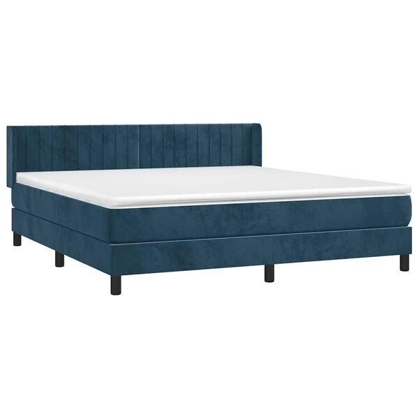 vidaXL &Kappa;&rho;&epsilon;&beta;ά&tau;&iota; Boxspring &mu;&epsilon; &Sigma;&tau;&rho;ώ&mu;&alpha; &Sigma;&kappa;&omicron;ύ&rho;&omicron; &Mu;&pi;&lambda;&epsilon; 180x200 &epsilon;&kappa;. &Beta;&epsilon;&lambda;&omicron;ύ&delta;&iota;&nu;&omicron;