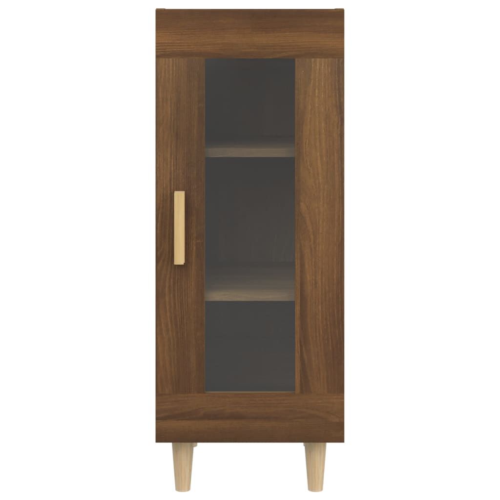 vidaXL Ντουλάπι Καφέ Δρυς 34,5 x 34 x 90 εκ. Επεξεργασμένο Ξύλο