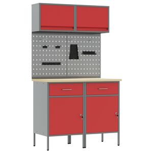 vidaXL &Sigma;&epsilon;&tau; &Nu;&tau;&omicron;&upsilon;&lambda;ά&pi;&alpha;&sigmaf; &Epsilon;&rho;&gamma;&alpha;&sigma;ί&alpha;&sigmaf; &mu;&epsilon; &sigma;&upsilon;&rho;&tau;ά&rho;&iota; &mu;&epsilon; &rho;ά&phi;&iota; 6 &tau;&mu;&chi;. &Kappa;ό&kappa;&kappa;&iota;&nu;&omicron;