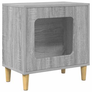vidaXL &Sigma;&pi;ί&tau;&iota; &Gamma;ά&tau;&alpha;&sigmaf; &Gamma;&kappa;&rho;&iota; Sonoma 51 x 30 x 52 &epsilon;&kappa;. &Epsilon;&pi;&epsilon;&xi;&epsilon;&rho;&gamma;&alpha;&sigma;&mu;έ&nu;&omicron; &Xi;ύ&lambda;&omicron;
