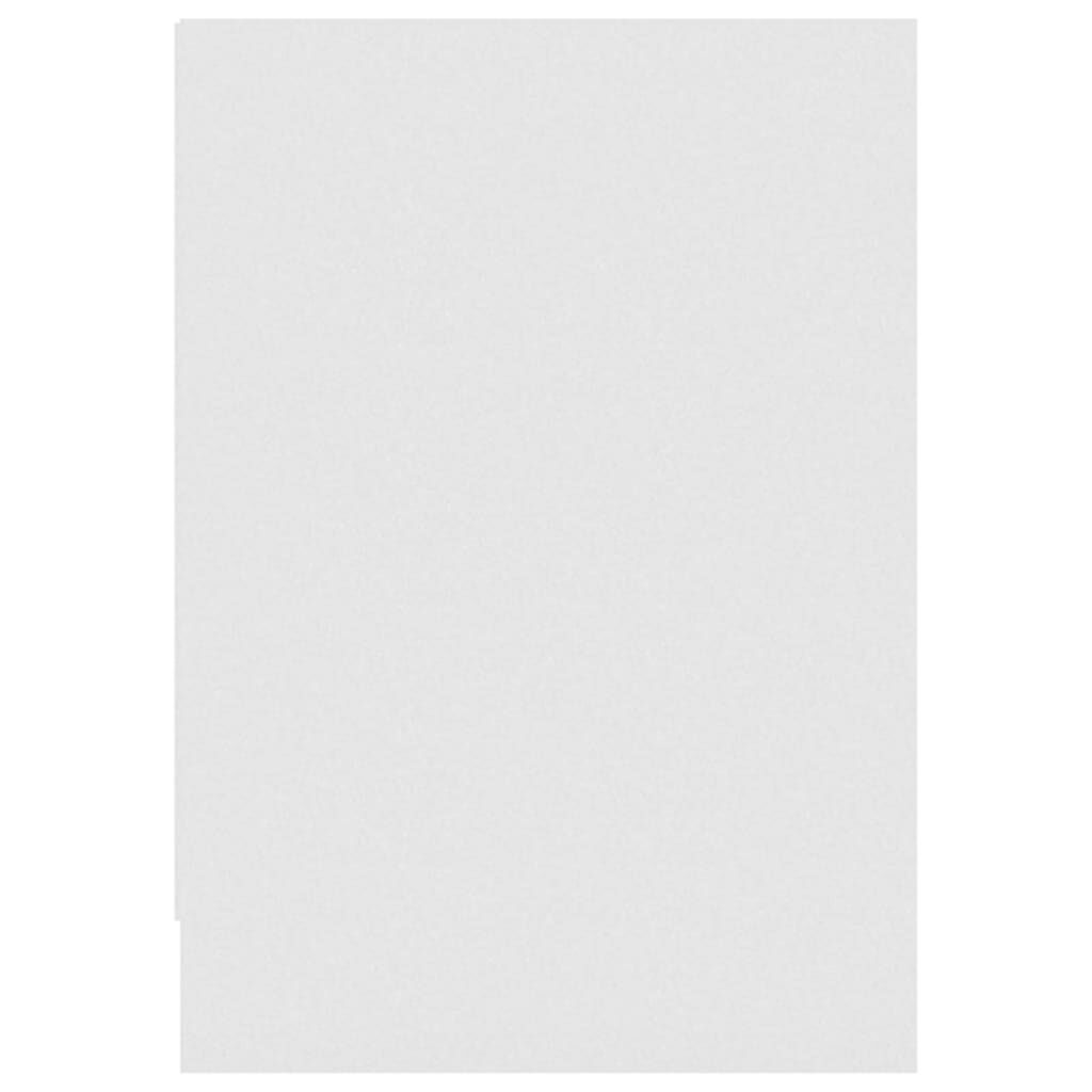 vidaXL Έπιπλο Τηλεόρασης Γυαλ. Λευκό 146,5x35x50 εκ Επεξεργασμένο Ξύλο