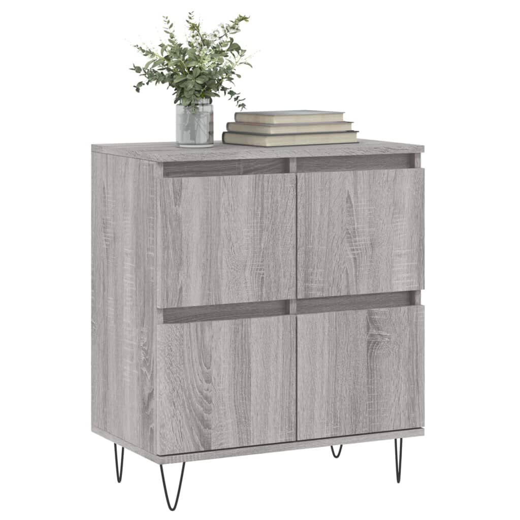 vidaXL Ντουλάπι Γκρι Sonoma 60x35x70 εκ. από Επεξεργασμένο Ξύλο
