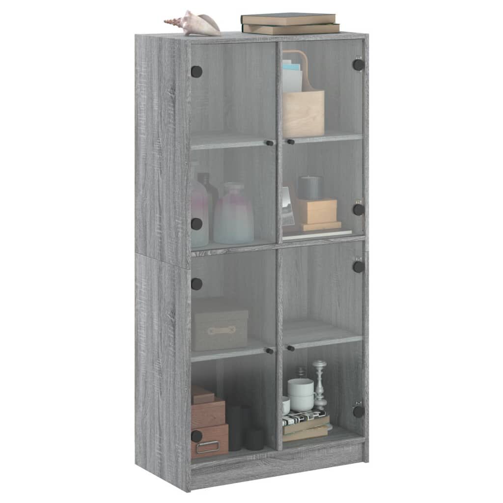 vidaXL Ντουλάπα με Πόρτες 68x37x142 εκ. Επεξεργασμένο Ξύλο