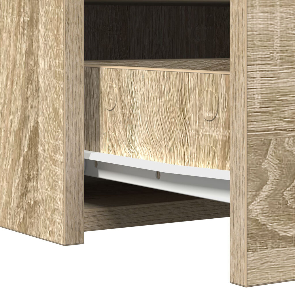 vidaXL Κρεμαστό τραπέζι ντυσίματος δρυός Sonoma 60x40x70 εκ.