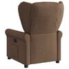 vidaXL Πολυθρόνα Ανακλινόμενη Ηλεκτρική Καφέ Υφασμάτινη