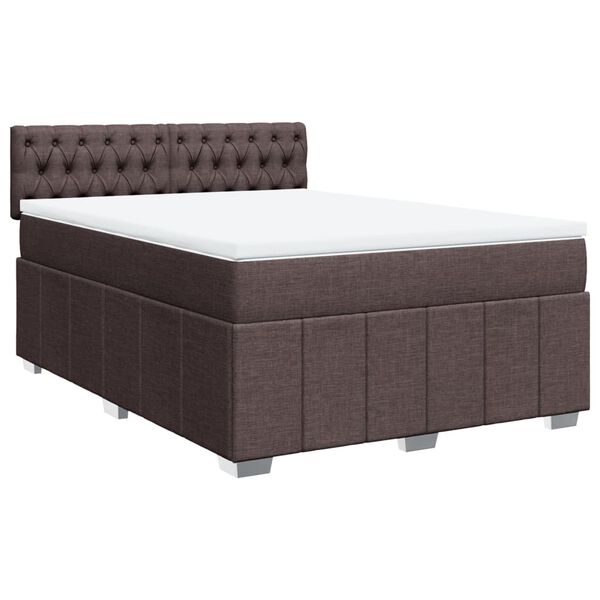 vidaXL &Kappa;&rho;&epsilon;&beta;ά&tau;&iota; Boxspring &mu;&epsilon; &Sigma;&tau;&rho;ώ&mu;&alpha; &Sigma;&kappa;&omicron;ύ&rho;&omicron; &Kappa;&alpha;&phi;έ 140x200 &epsilon;&kappa; &Upsilon;&phi;&alpha;&sigma;&mu;ά&tau;&iota;&nu;&omicron;