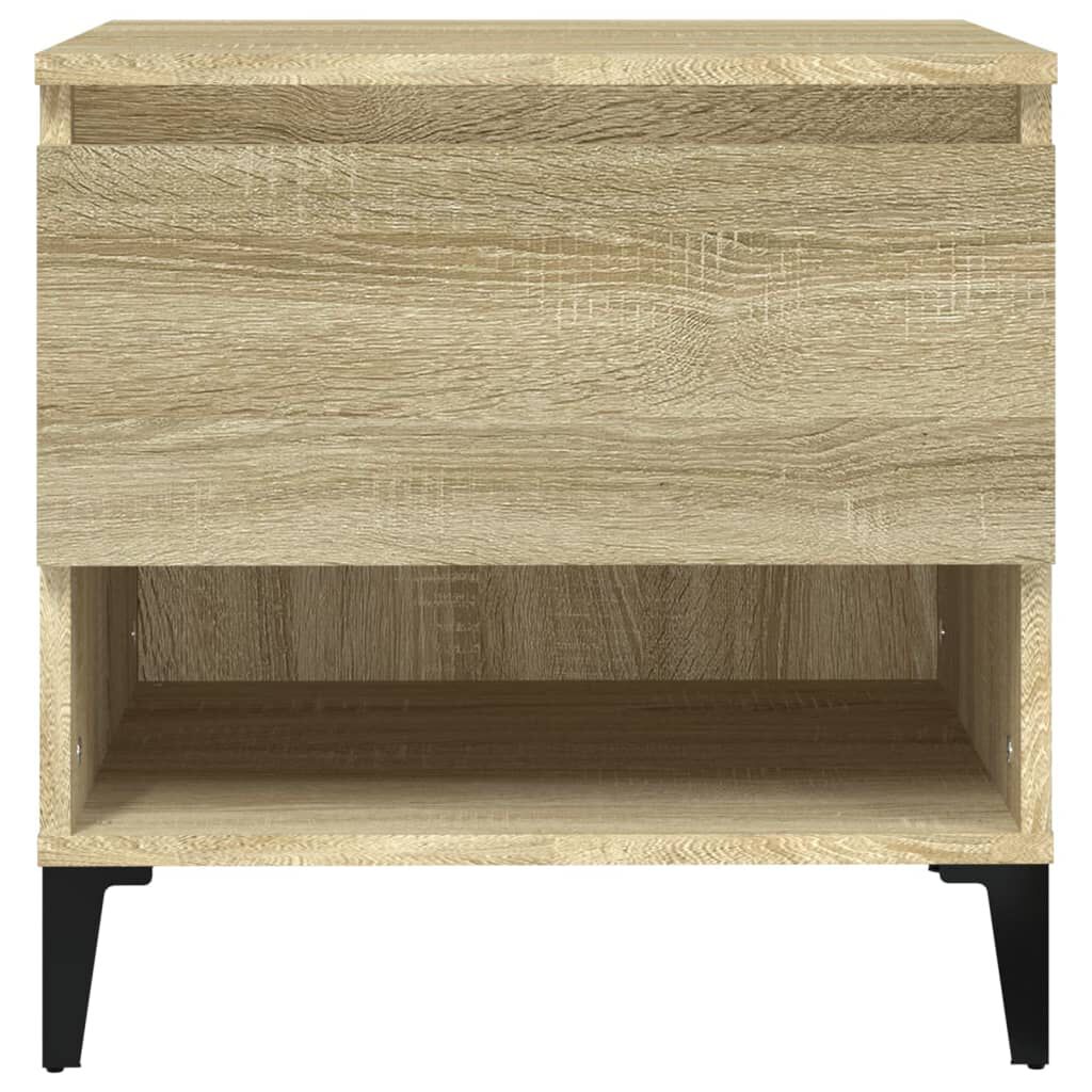 vidaXL Βοηθητικό Τραπέζι Sonoma Δρυς 50x46x50 εκ. Επεξεργασμένο Ξύλο