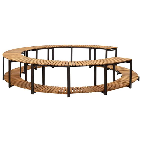 vidaXL Πλαίσιο Σπα / Υδρομασάζ 273 x 53 εκ. από Μασίφ Ξύλο Ακακίας