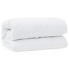 vidaXL Σετ Κουβέρτας με μαξιλάρι 3 pcs Λευκό 260 x 220 εκ. Μικροΐνες