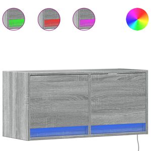 vidaXL Έ&pi;&iota;&pi;&lambda;&omicron; &Tau;&omicron;ί&chi;&omicron;&upsilon; &Tau;&eta;&lambda;&epsilon;ό&rho;&alpha;&sigma;&eta;&sigmaf; &mu;&epsilon; LED &Gamma;&kappa;&rho;&iota; Sonoma 80x31x38 &epsilon;&kappa;.