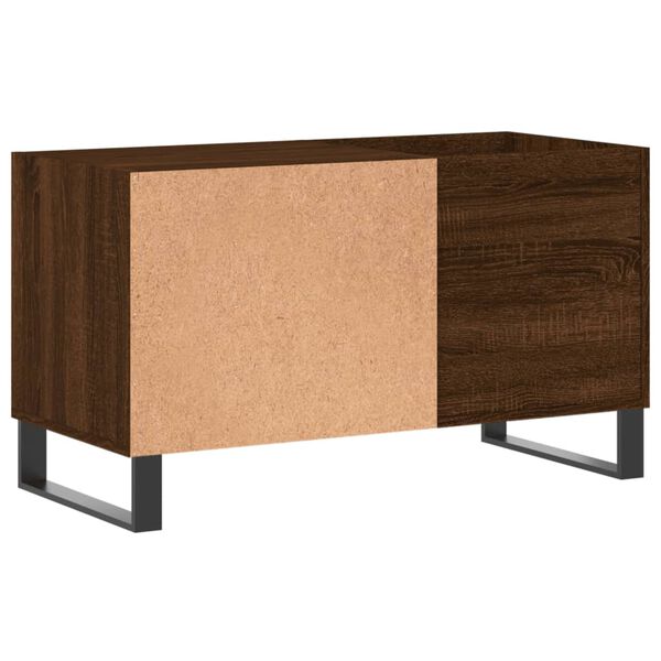vidaXL Δισκοθήκη Καφέ Δρυς 85 x 38 x 48 εκ. από Επεξεργασμένο Ξύλο