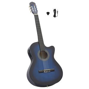 vidaXL &Kappa;&iota;&theta;ά&rho;&alpha; Western Classical Cutaway &Mu;&pi;&lambda;&epsilon; &mu;&epsilon; &Iota;&sigma;&omicron;&sigma;&tau;&alpha;&theta;&mu;&iota;&tau;ή 6 &Chi;&omicron;&rho;&delta;έ&sigmaf;
