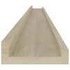 vidaXL Ράφια Τοίχου 2 τεμ. Sonoma Δρυς 115 x 9 x 3 εκ.