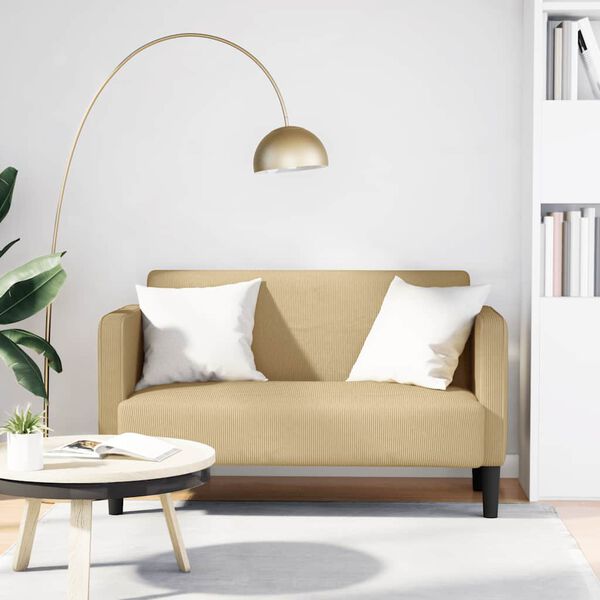vidaXL &Kappa;&alpha;&nu;&alpha;&pi;έ&sigmaf; Loveseat &Pi;&rho;&alpha;&sigma;&iota;&nu;&omicron;&gamma;&kappa;&rho;ί 109 &epsilon;&kappa;. ύ&phi;&alpha;&sigma;&mu;&alpha; Corduroy