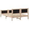 vidaXL Σκελετός Κρεβατιού με κεφαλάρι Μαύρο 150 x 200 cm ύφασμα