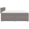 vidaXL &Kappa;&rho;&epsilon;&beta;ά&tau;&iota; Boxspring &mu;&epsilon; &Sigma;&tau;&rho;ώ&mu;&alpha; Taupe 180x200 &epsilon;&kappa;. &Upsilon;&phi;&alpha;&sigma;&mu;ά&tau;&iota;&nu;&omicron;