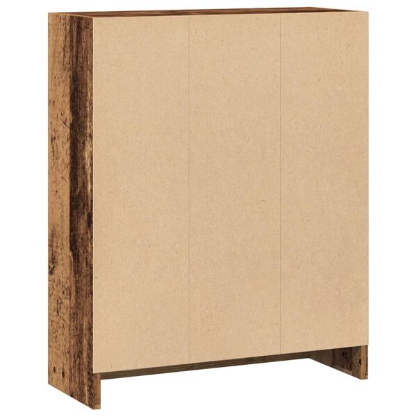 vidaXL Βιβλιοθήκη Όψη Παλαιού Ξύλου 60x24x76 εκ. Επεξεργασμένο Ξύλο
