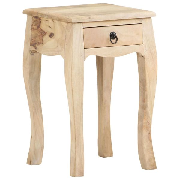 vidaXL Κομοδίνο 28 x 28 x 46 εκ. από Μασίφ Ξύλο Μάνγκο