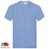 Fruit of the Loom T-shirt Original 5 τεμ. Γαλάζια XL Βαμβακερά